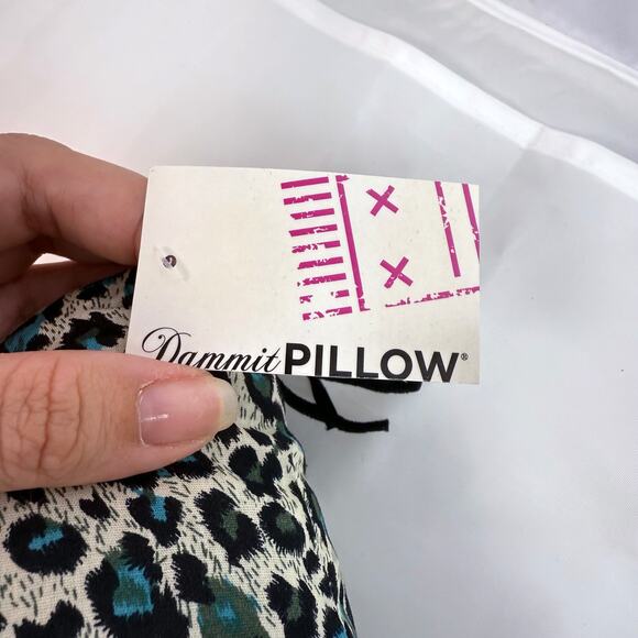 Dammit Doll Pillow Blue Leopard Print with NWT 2015 - Picture 3 of 5